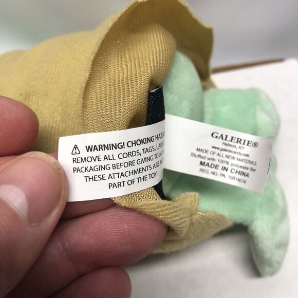 Star Wars Mandalorian Grogu Baby Yoda Plush Stuffed Animal Toy 7" NEW w/ Tag - Picture 10 of 14